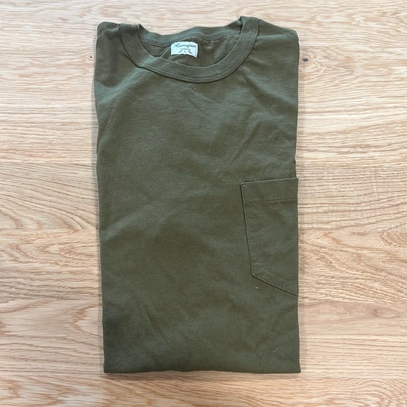 Homespun Knitware Other - Homespun Knitware large olive green t-shirt